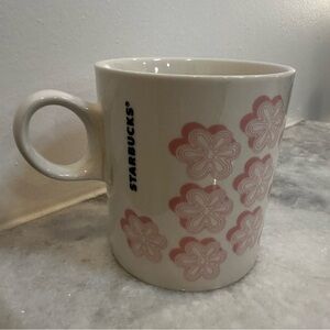 Vintage Starbucks Sakura White & Pink Mug